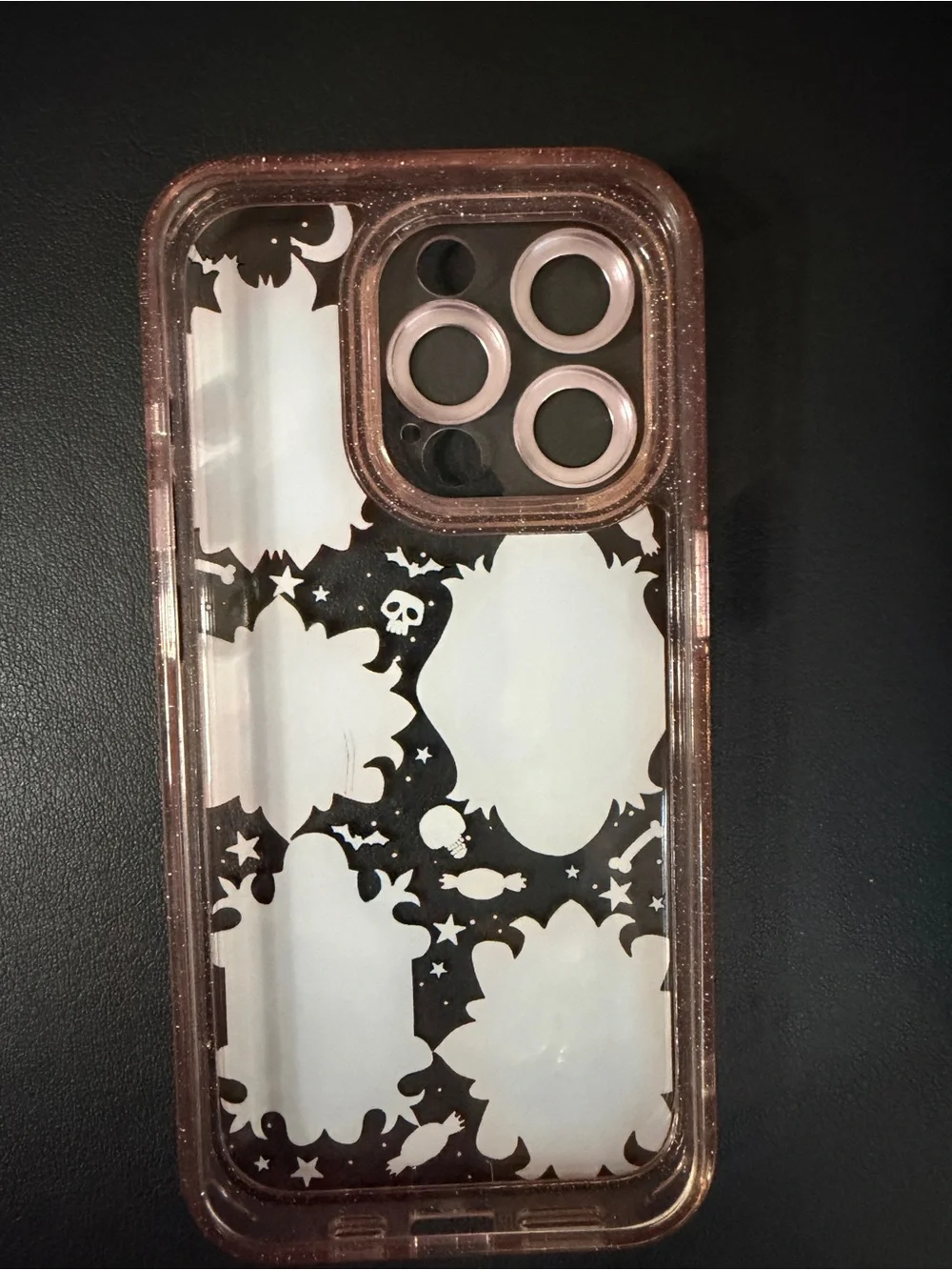 iPhone 15 Pro, Halloween Character Clear Phone Case